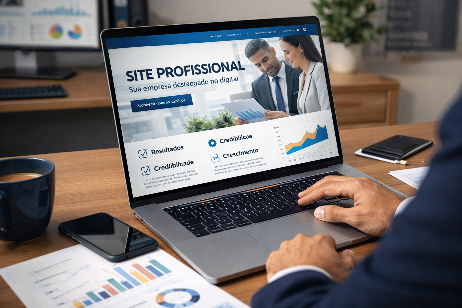 Como um Site Profissional Ajuda o Seu Negócio a Crescer, Vender Mais e Ganhar Autoridade no Mundo Digital